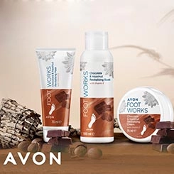 Avon Foot Works chocolate Hazelnut