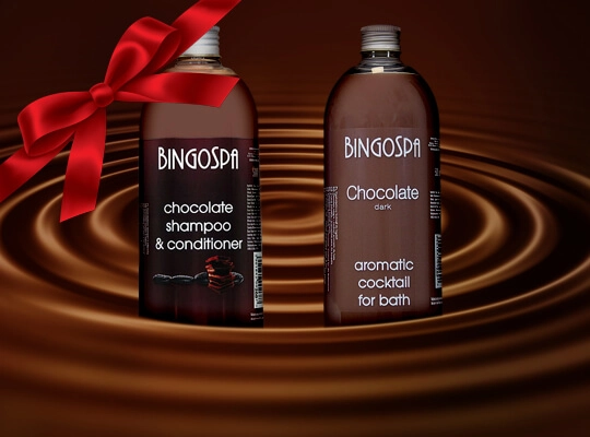 BingoSpa Chocolate aromatic cocktail shampoo conditioner
