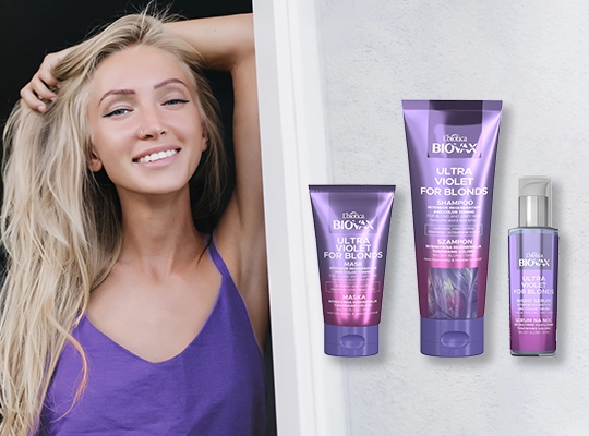 Biovax Ultra Violet For Blonds zestaw do pielęgnacji włosów