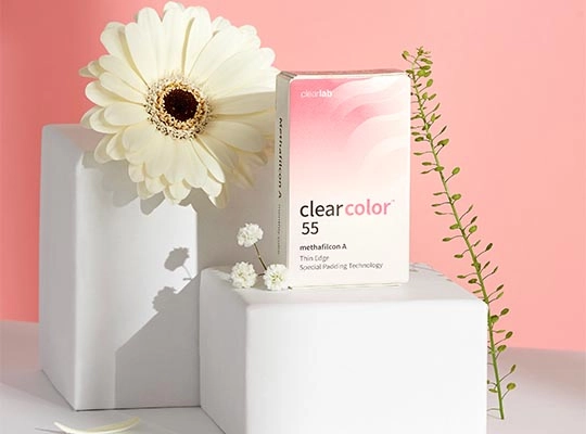 ClearLab ClearColor 55  kolorowe soczewki kontaktowe miesięczne