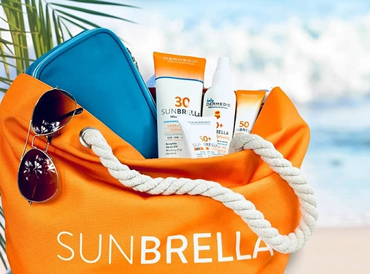 Dermedic Sunbrella schützende Gesichtscreme für Haut mit Gefäßproblemen