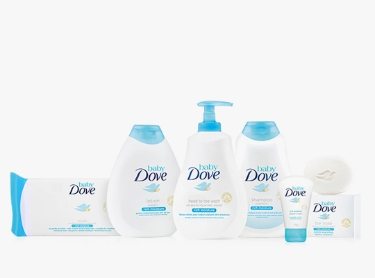 Dove Baby Rich Moisture Waschwürfel für Kinder
