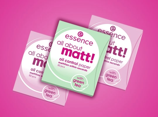 Essence All About Matt Oil Control Paper bibułki matujące