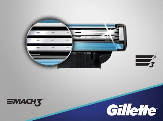 Gillette Mach3 бритва для гоління