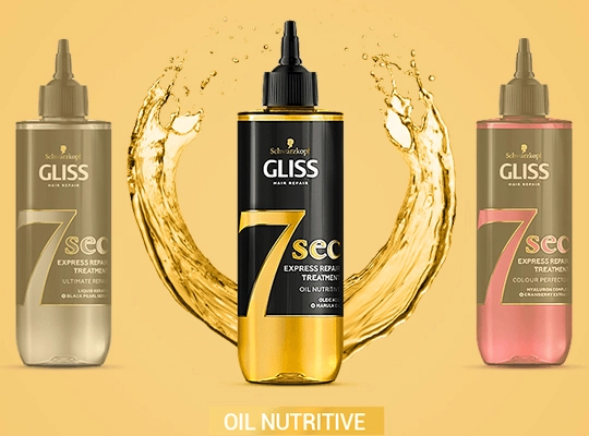 Schwarzkopf Gliss Intensywna regeneracja w 7 sekund do włosów przesuszonych i matowych Oil Nutritive 