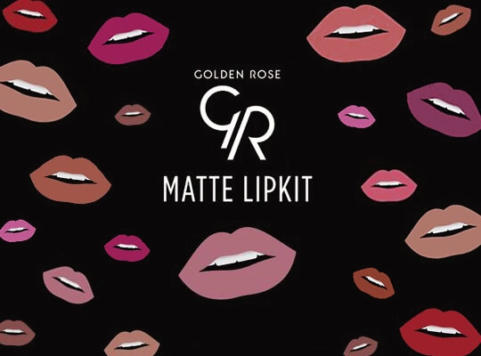 Golden Rose Matte Lipkit