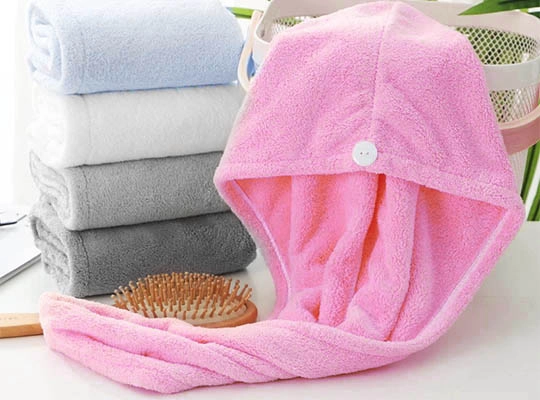 Handtuch-Turban für Haare