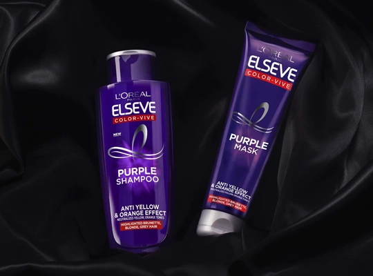 L'Oreal Elseve Color Vive Purple Shampoo gegen Gelb- und Kupfertöne