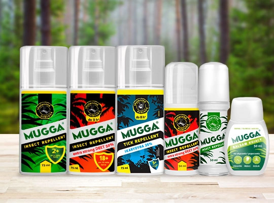 Mugga Insect Repellent Deet 9,5% spray na insekty dla dzieci